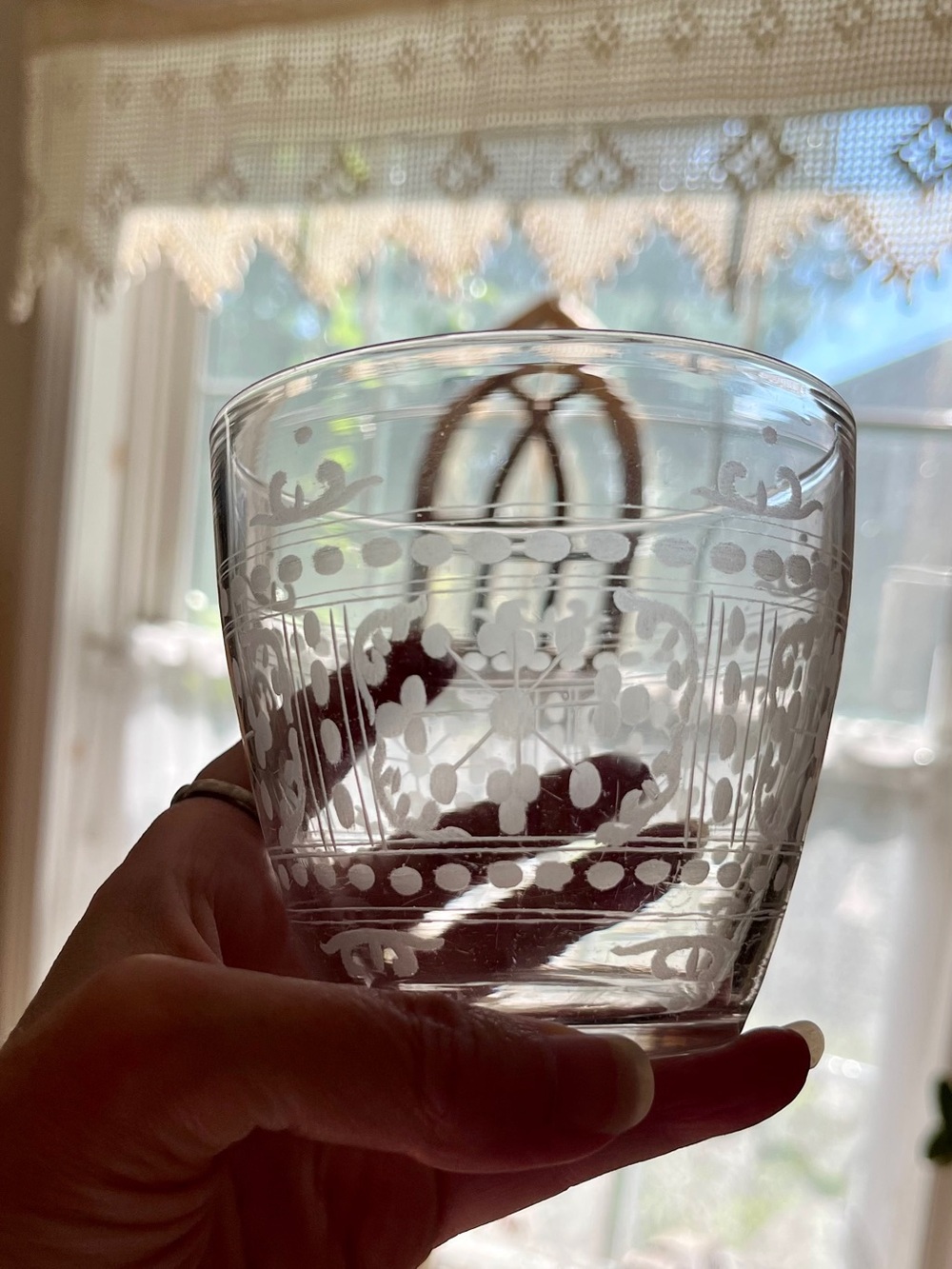 Extremely Rare Historical Hand Carved Biedermeier 1820’s Tumbler